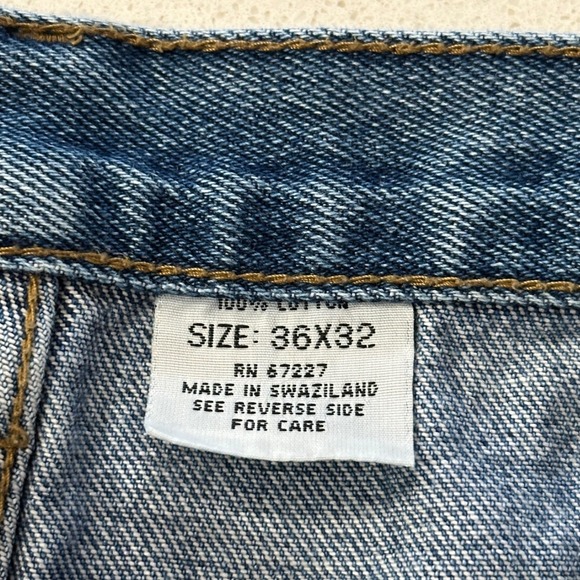 Open Trails Authentic Stonewashed Jeans Men's 32x24 Relaxed Fit Hiking Gorpcore - Picture 9 of 11